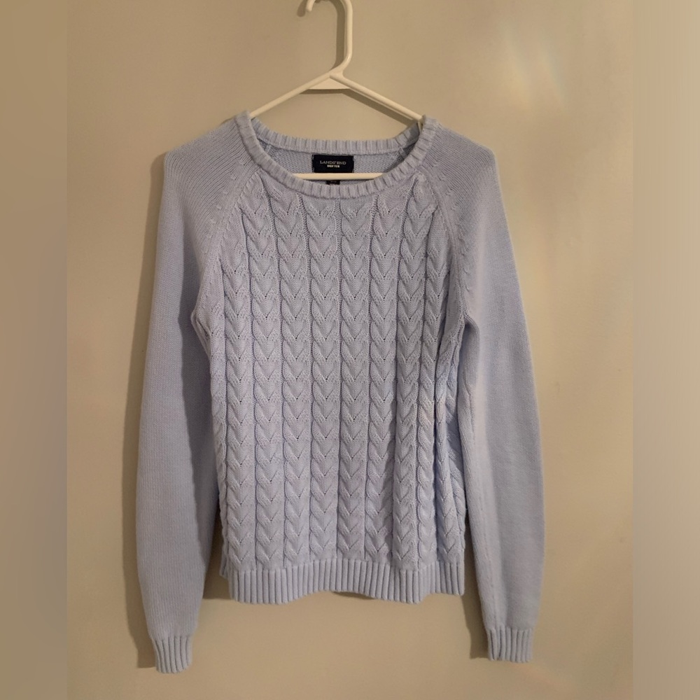 Light blue Land’s End sweater